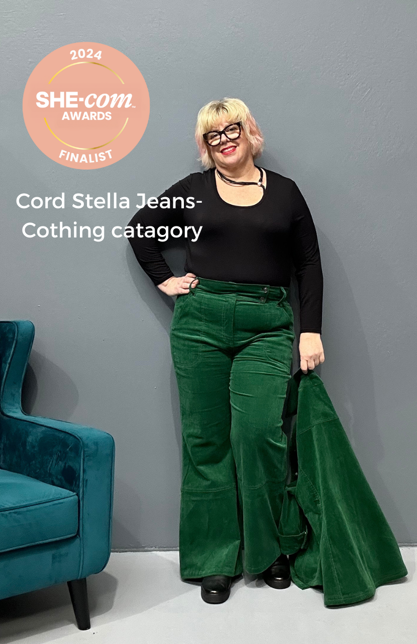 Award winning 'STELLA' plus size stretch cord jeans - Emerald Green –  Embracing Bella