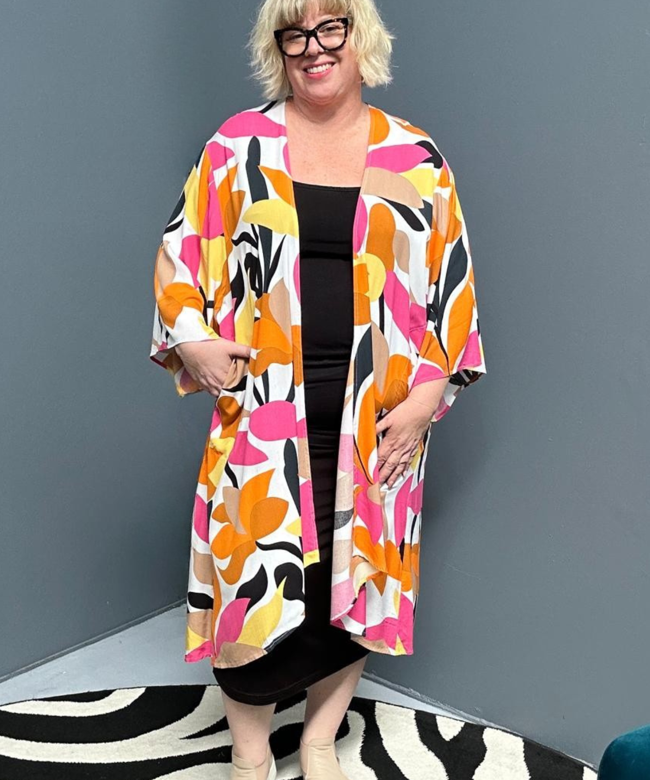 Orange Lily print.