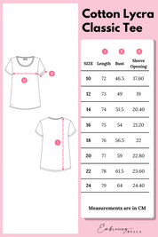 'COTTON LYCRA' Classic Tee - White
