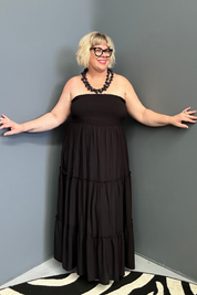 'STEVIE' Maxi Dress - Black