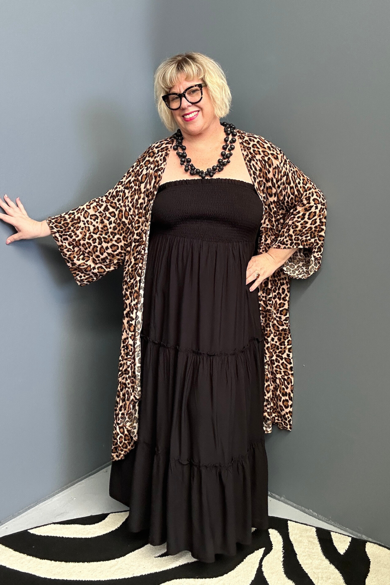 'STEVIE' Maxi Dress - Black