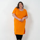 'ALANA' T-Shirt Dress - Orange
