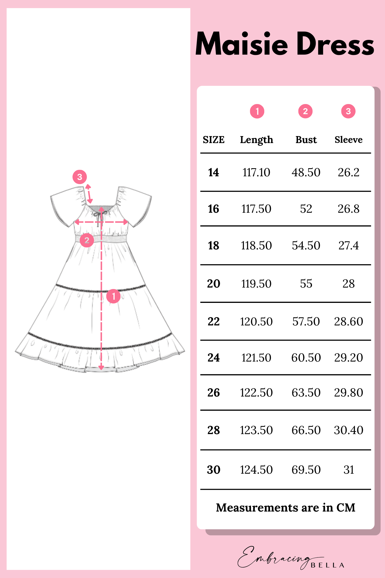 'MAISIE' Dress - Fuschia