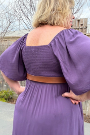 'MAISIE' Dress - Grape