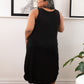 NEW better fit 'EMILY' Bamboo Singlet Dress - Black