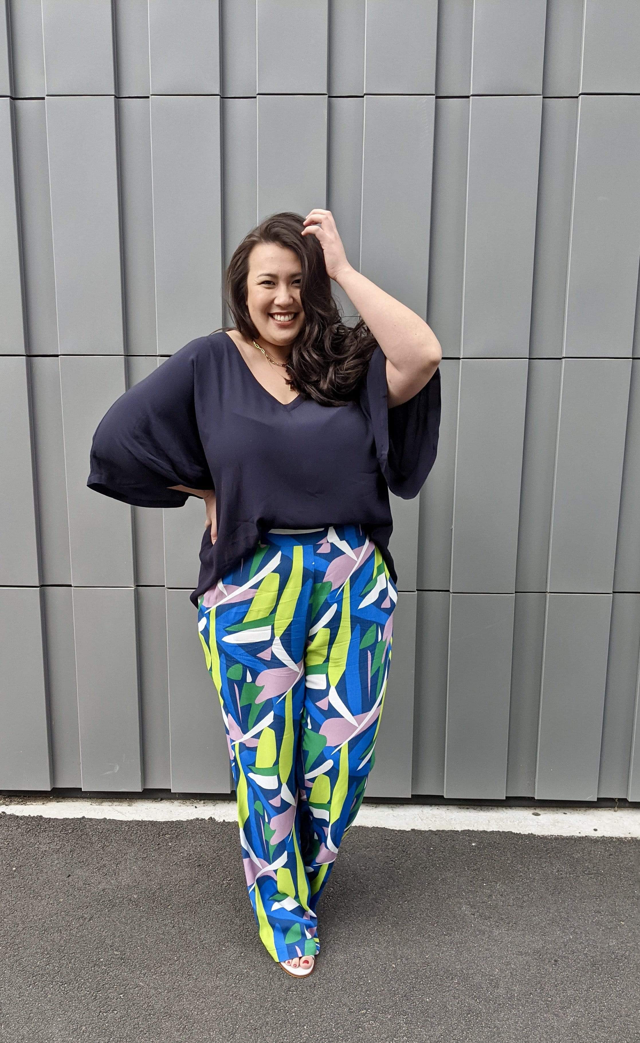 Plus size outlet palazzo pants outfits