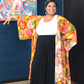 'SPIRITED' Kimono Duster - Wonderland print