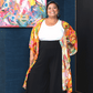 'SPIRITED' Kimono Duster - Wonderland print
