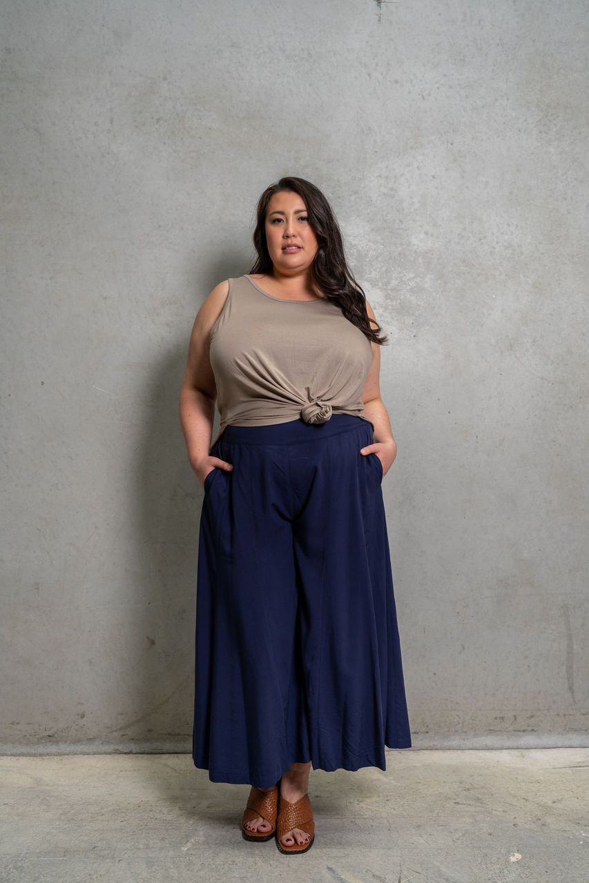 'OBSESSION' Culottes - Navy